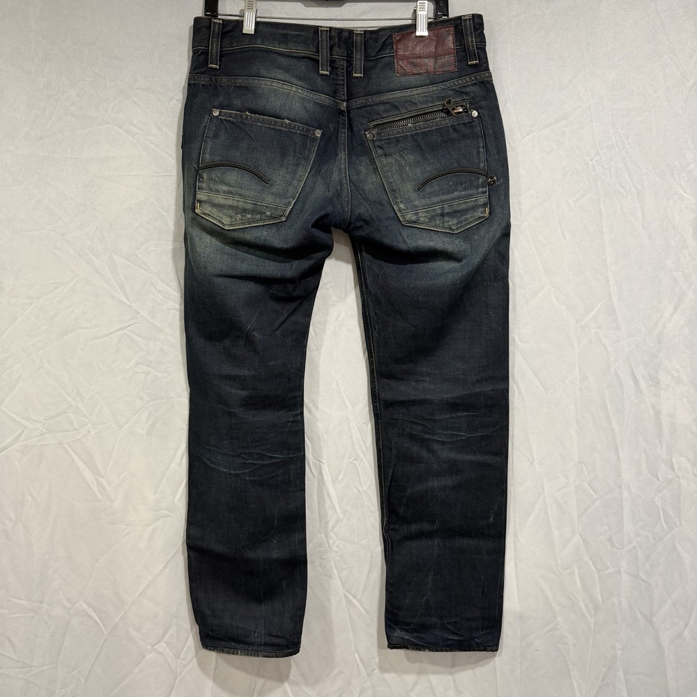 G-Star Raw GS Raw 5204 Men's Jeans 32x31  Distressed Denim Zip Pocket 31 Inseam